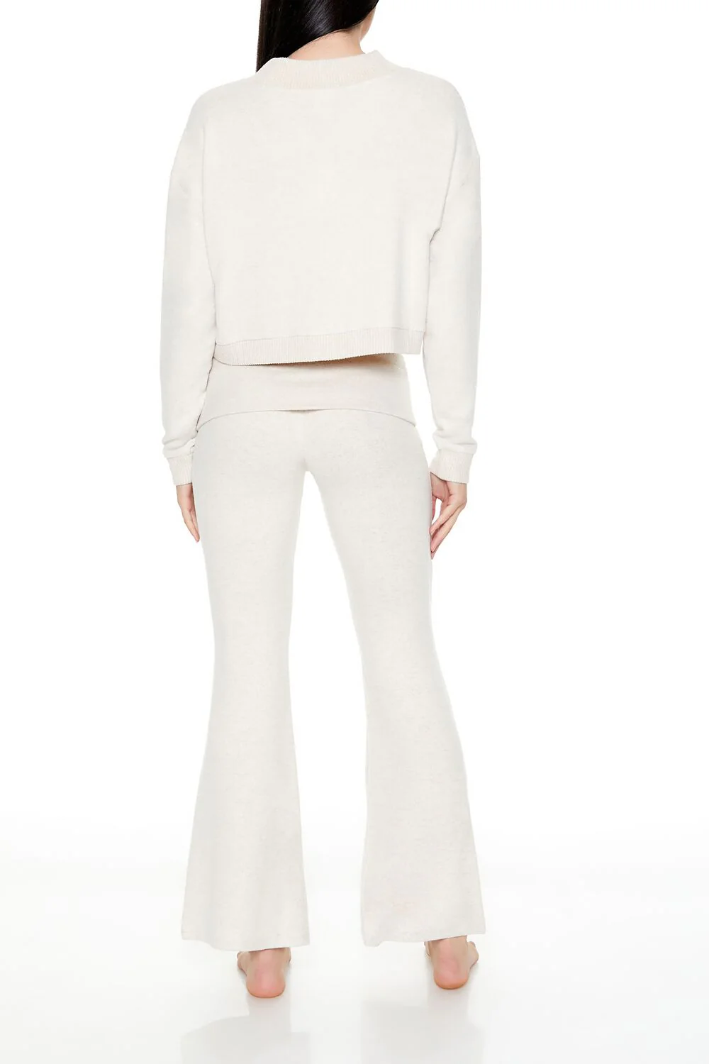 Foldover Flare Pajama Pants - Image 4