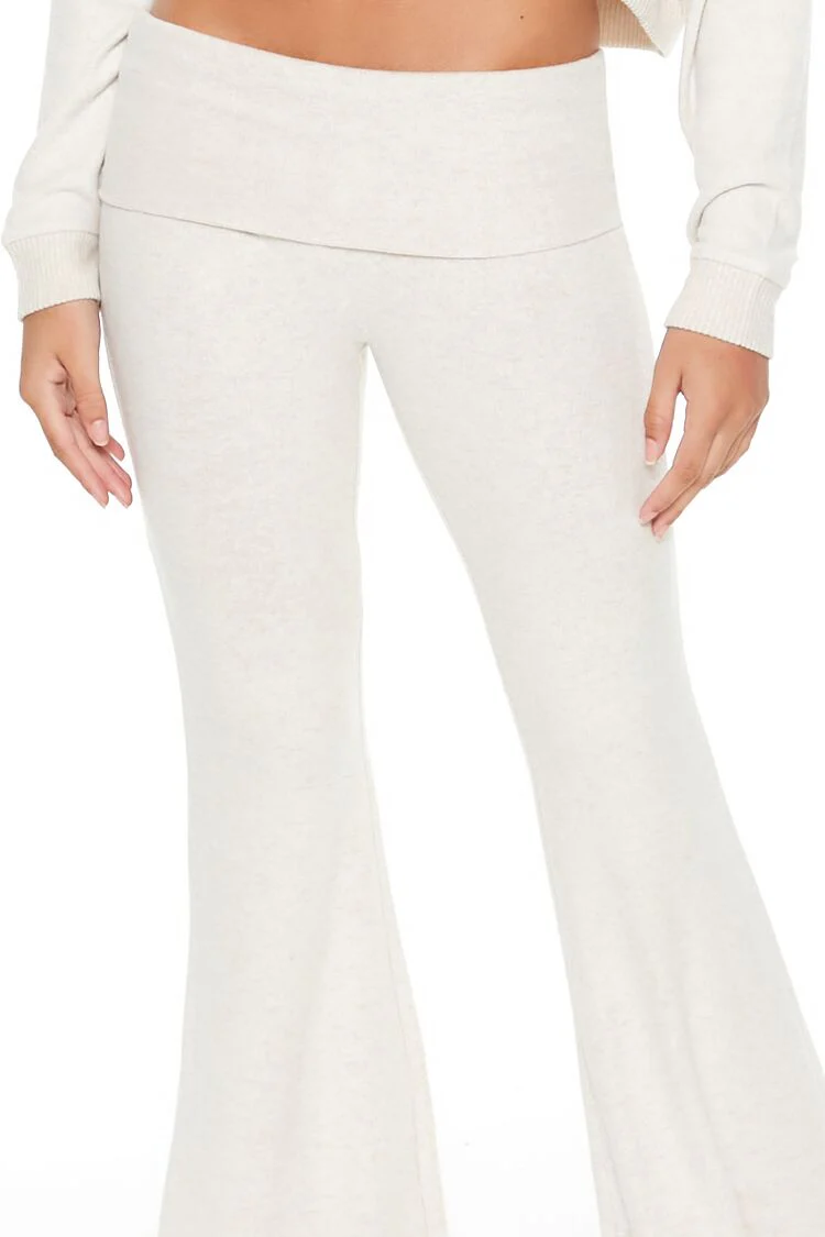 Foldover Flare Pajama Pants - Image 5