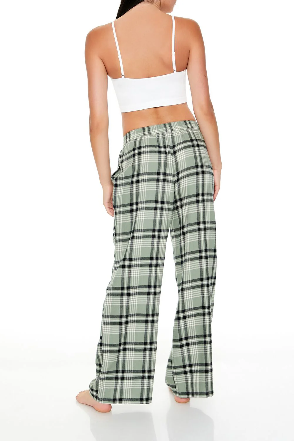 Plaid Flannel Pajama Pants - Image 4