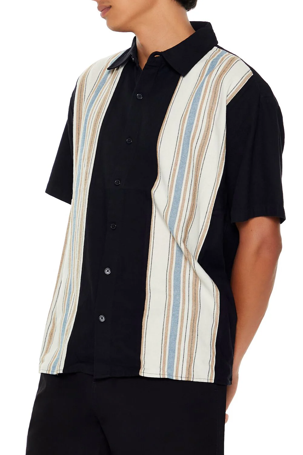 Striped Cotton Shirt - Image 3