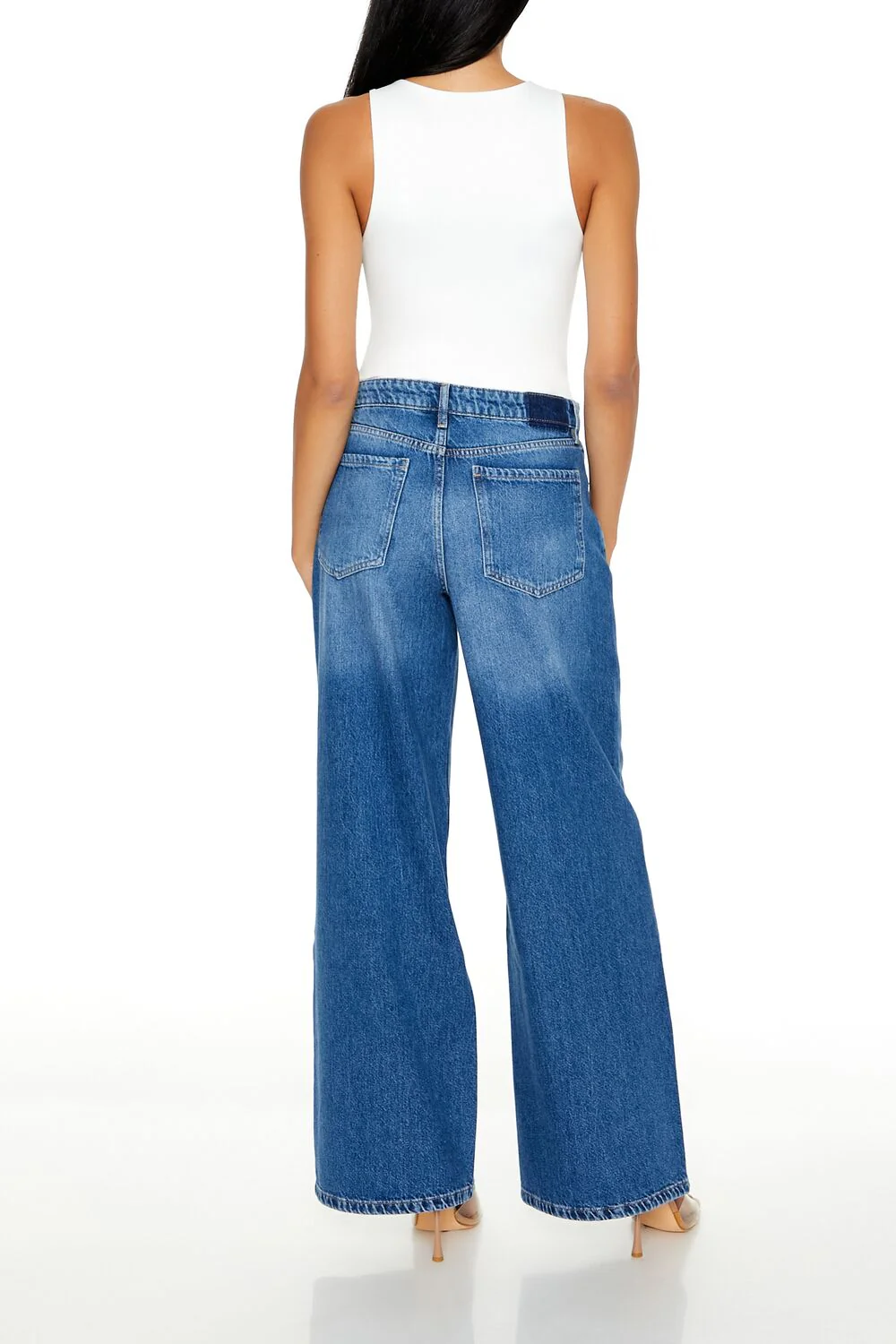 Mid-Rise Baggy Jeans - Image 4