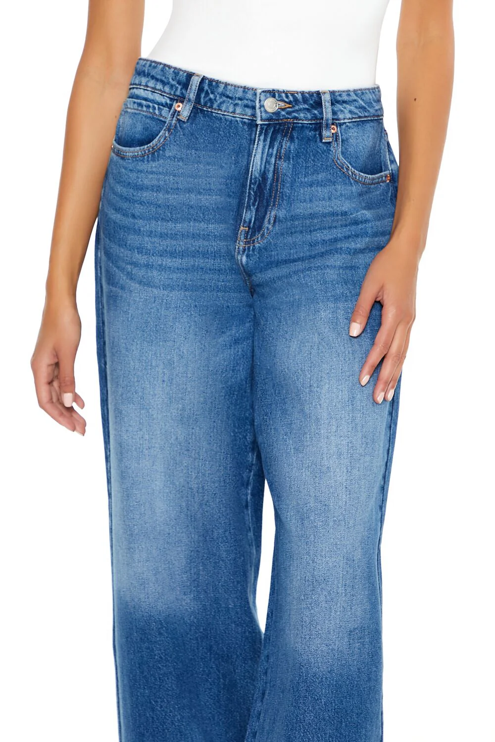 Mid-Rise Baggy Jeans - Image 5