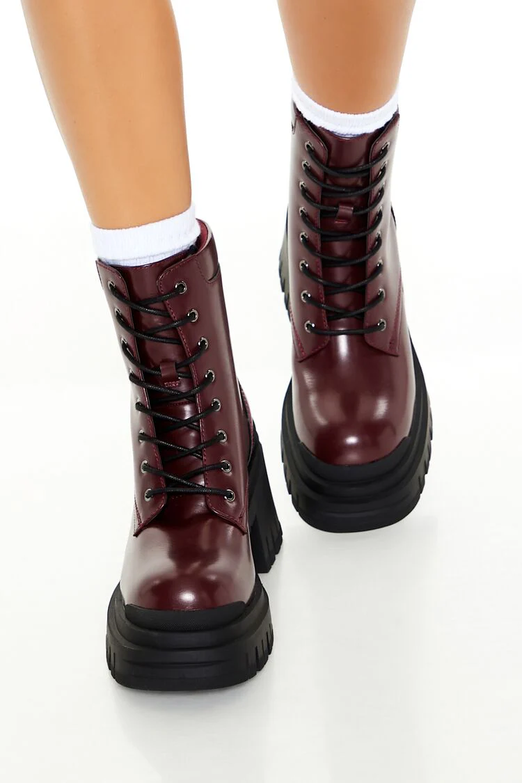 Lug-Sole Combat Boots - Image 4