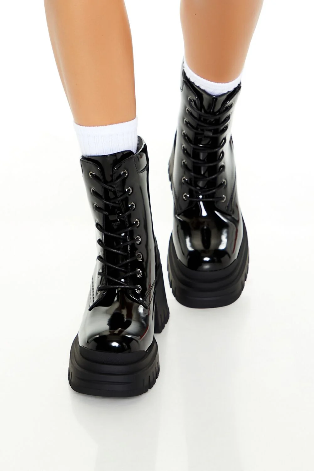 Lug-Sole Combat Boots (Wide) - Image 4
