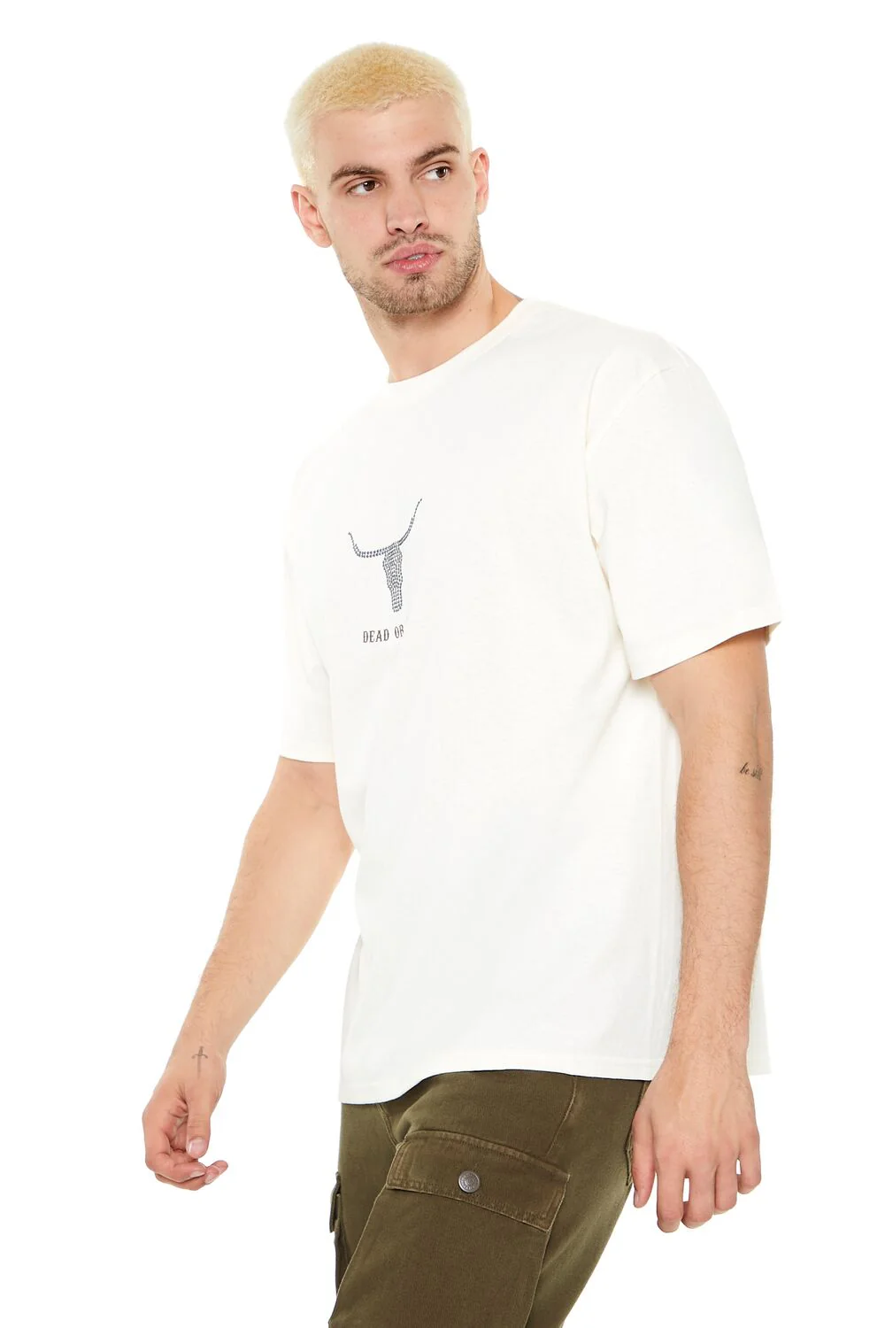 Studded Dead Or Alive Graphic Tee - Image 2