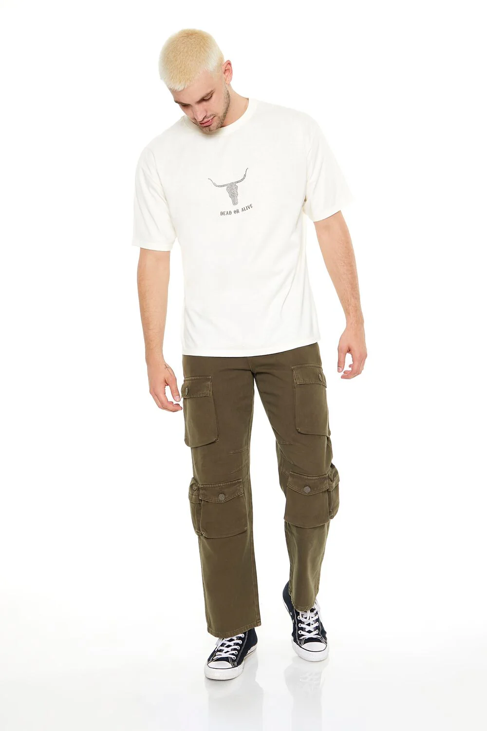 Studded Dead Or Alive Graphic Tee - Image 4