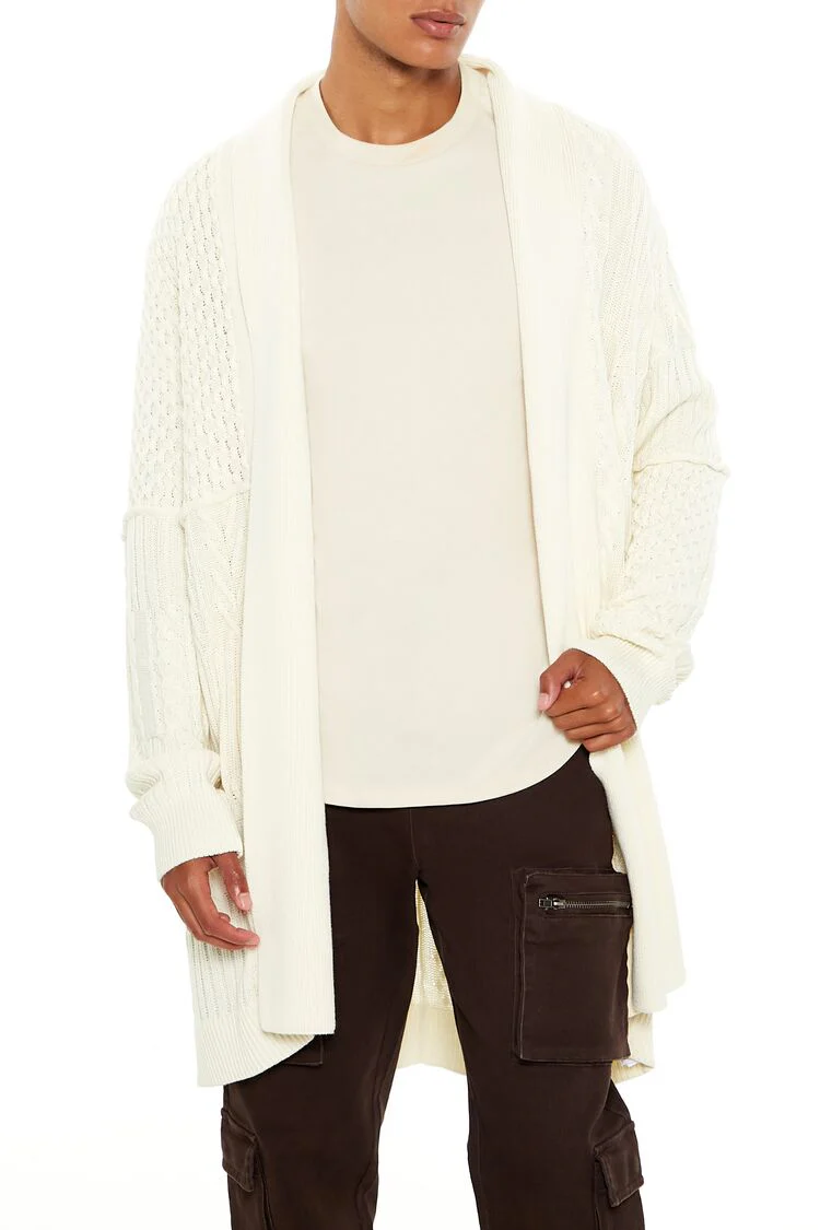 Fisherman Cardigan Sweater - Image 2