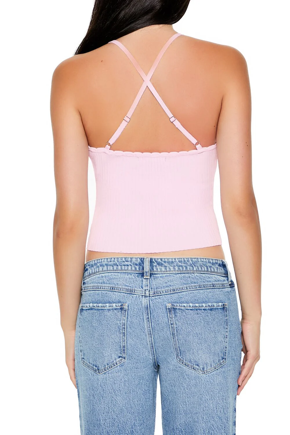 Sweater-Knit Floral Cami - Image 5