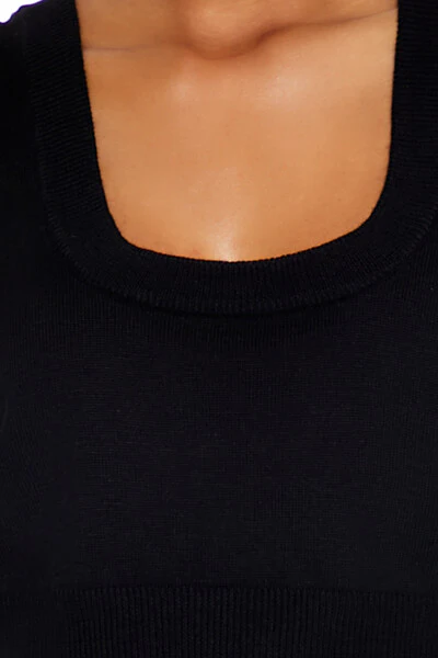 Cropped Sweater Vest - Image 8