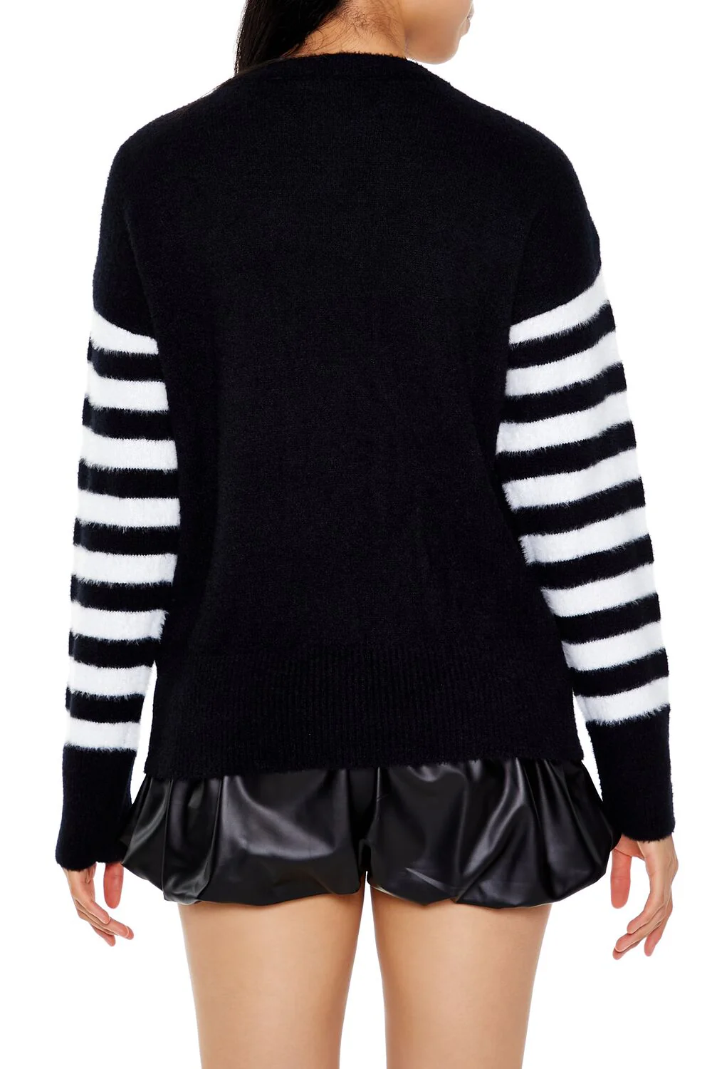 Floral Skull Graphic Sweater - Image 5