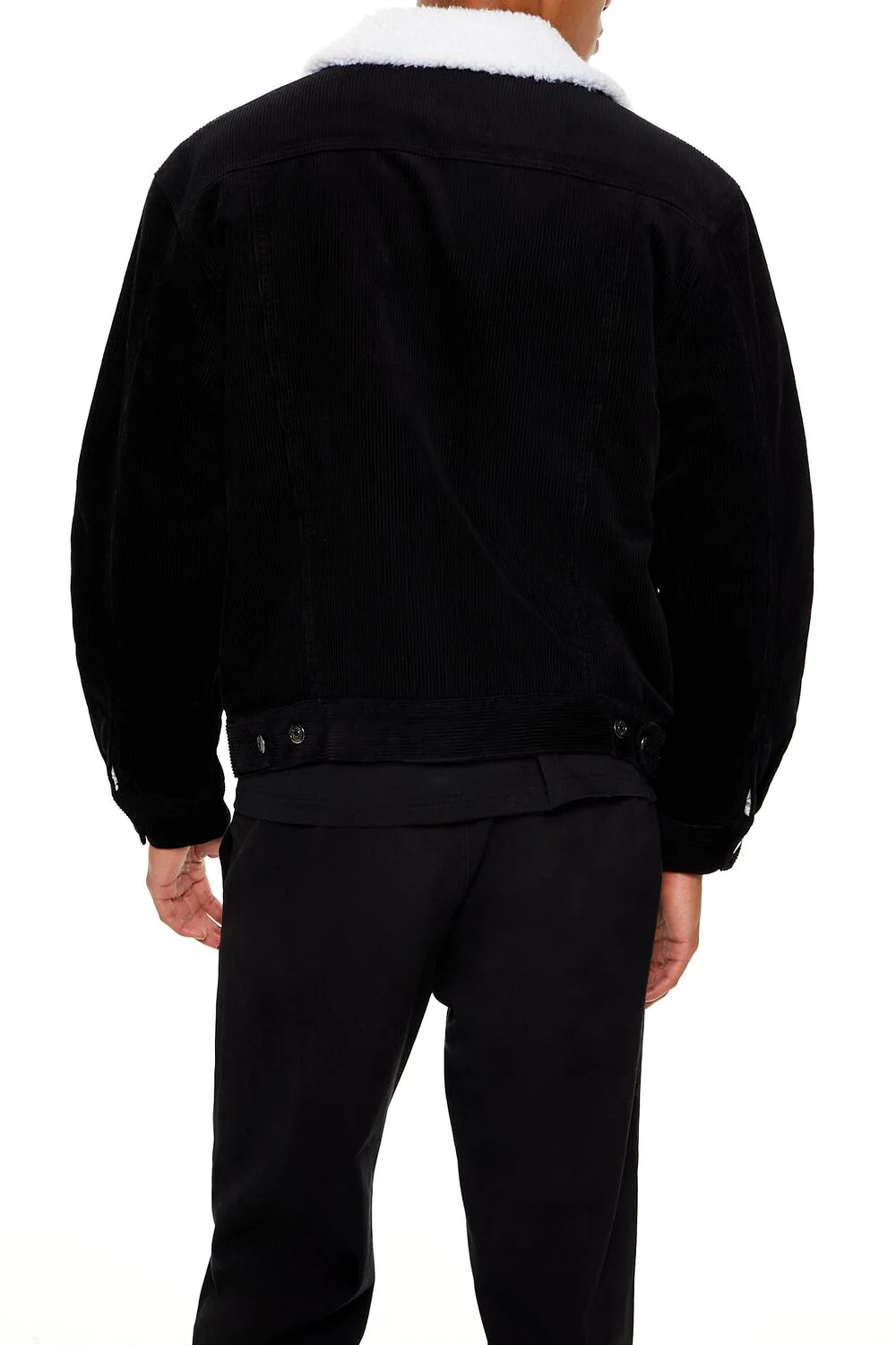 Faux Shearling-Trim Trucker Jacket - Image 10