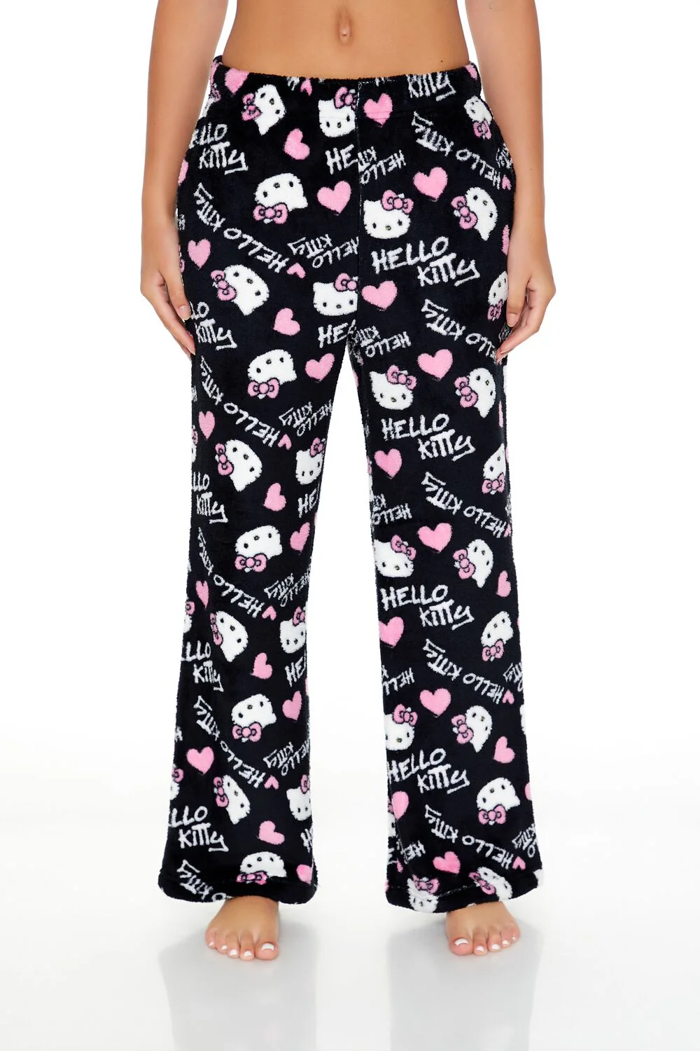 Fleece Hello Kitty Pajama Pants - Image 2