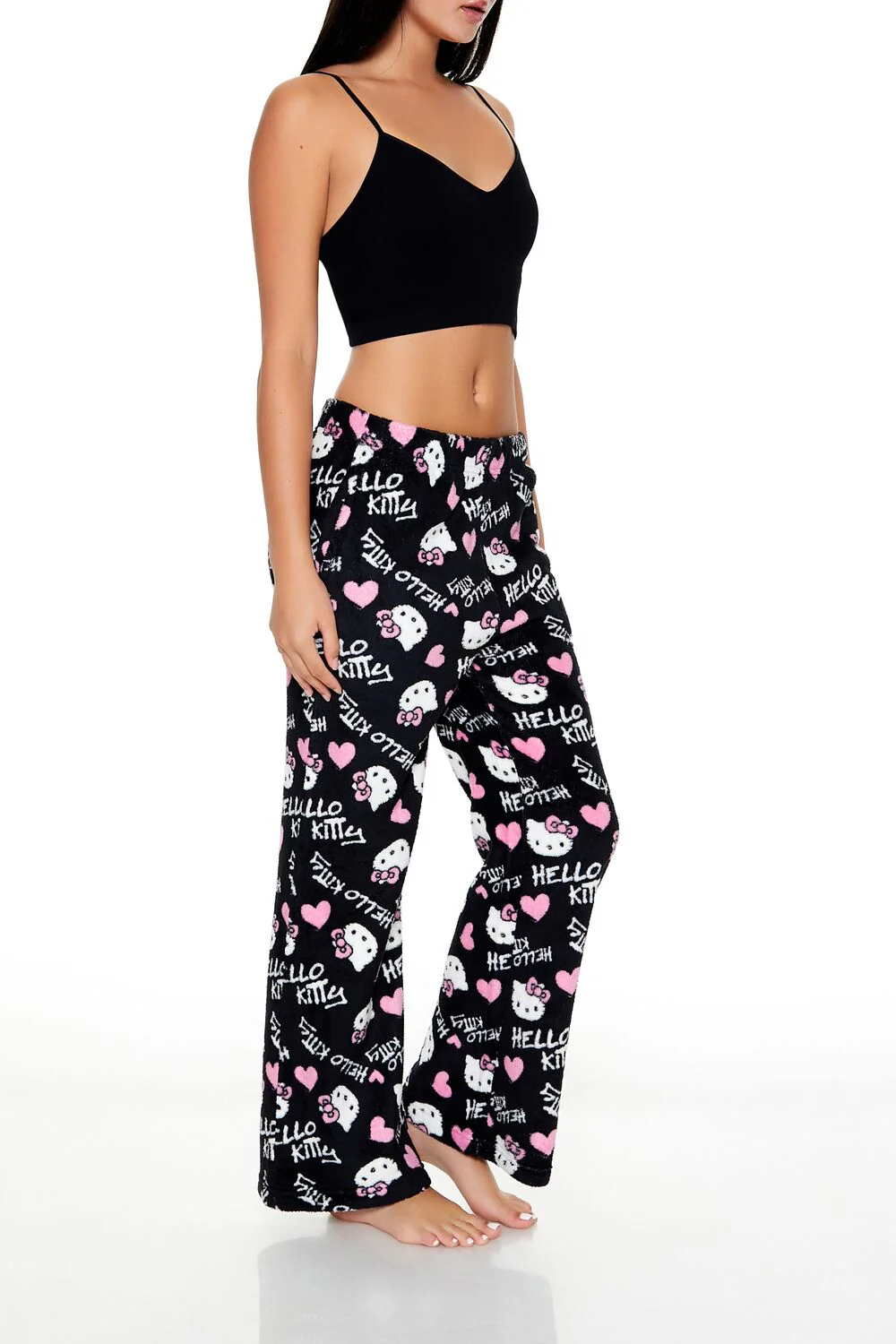 Fleece Hello Kitty Pajama Pants - Image 5
