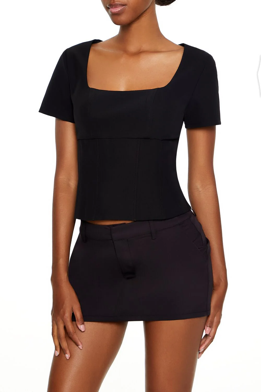 Square-Neck Crop Top - Image 4