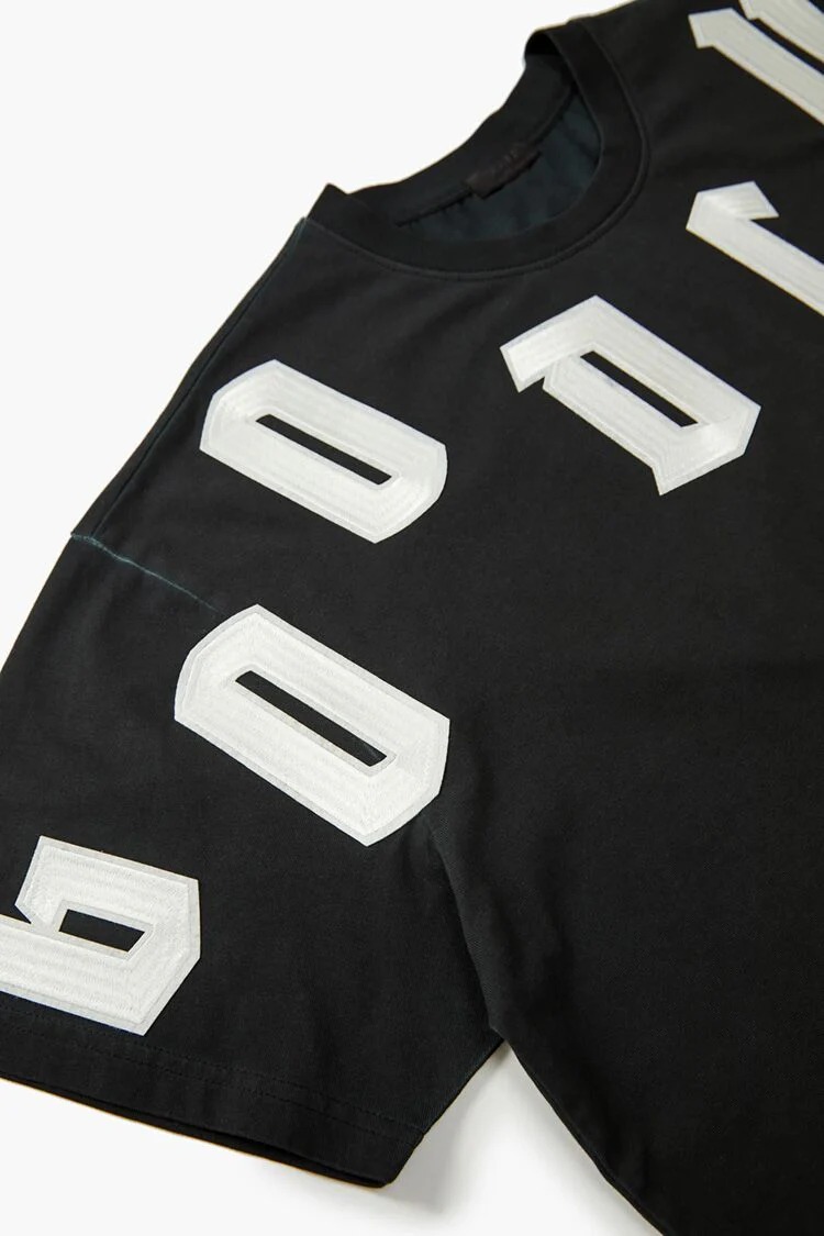 Good Luck Embroidered Applique Tee - Image 3