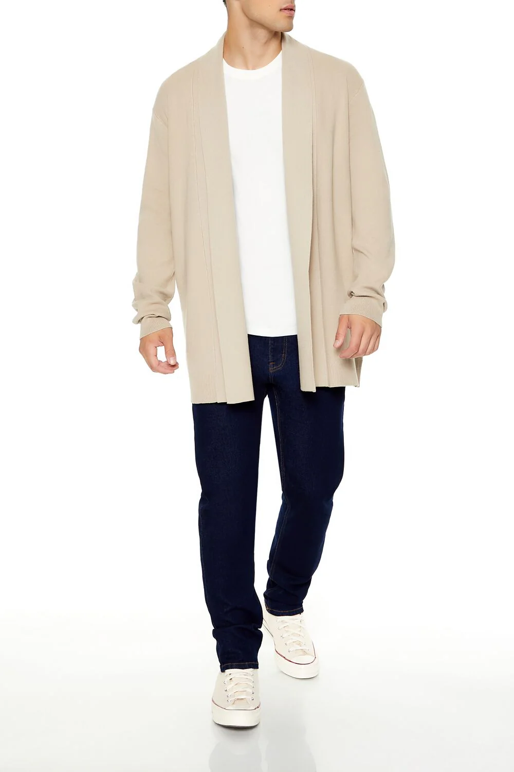 Open-Front Cardigan Sweater - Image 2