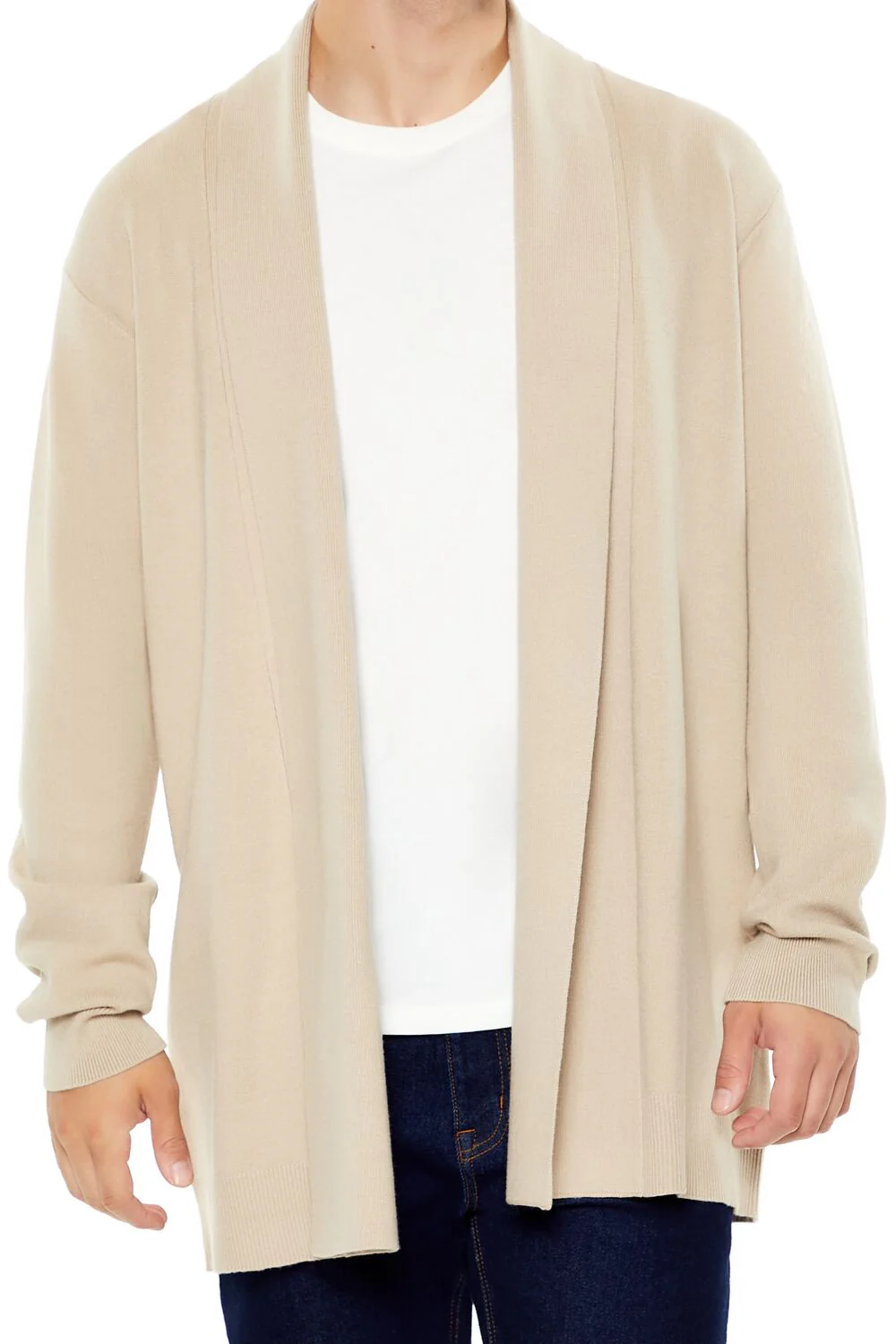 Open-Front Cardigan Sweater - Image 3