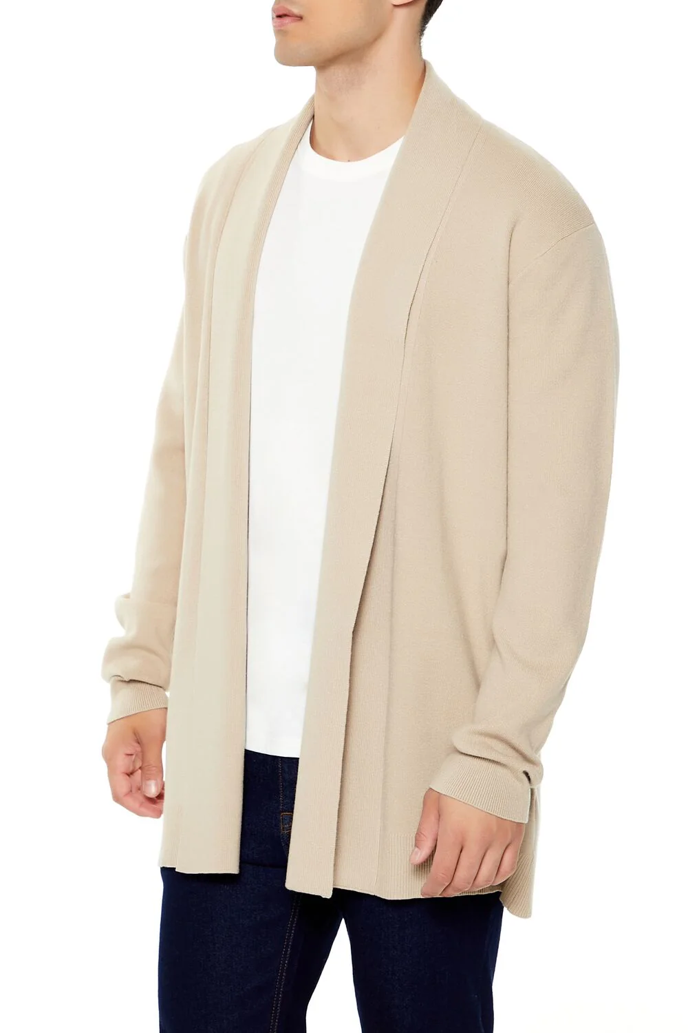 Open-Front Cardigan Sweater - Image 4