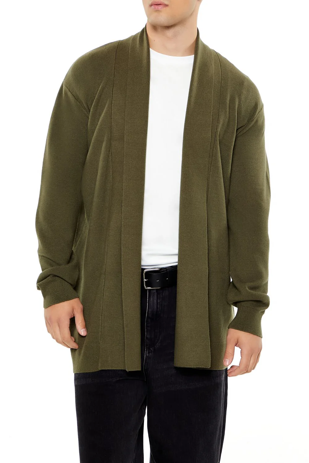 Open-Front Cardigan Sweater - Image 6