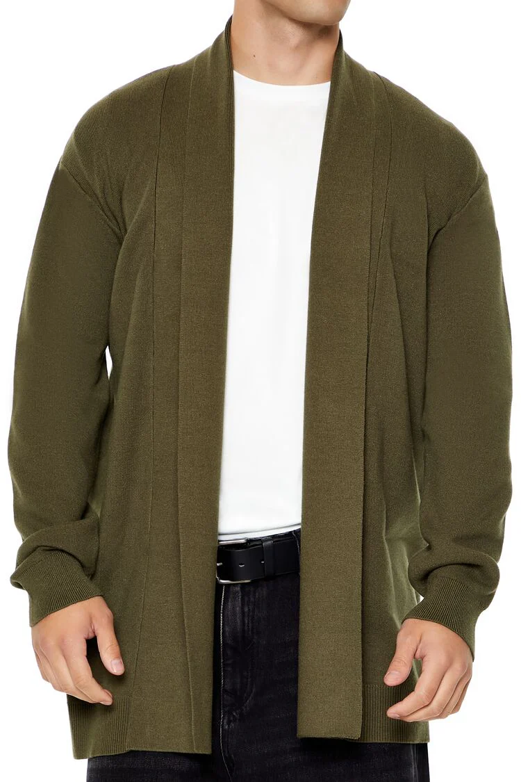 Open-Front Cardigan Sweater - Image 8