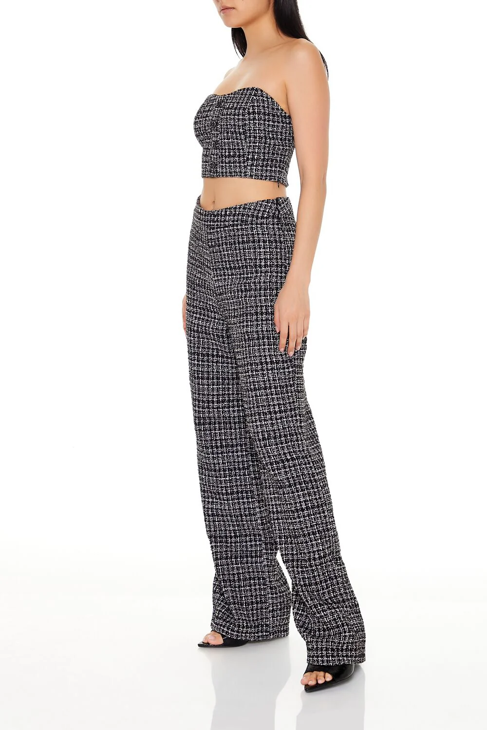 Tweed Tube Top & Pants Set - Image 4