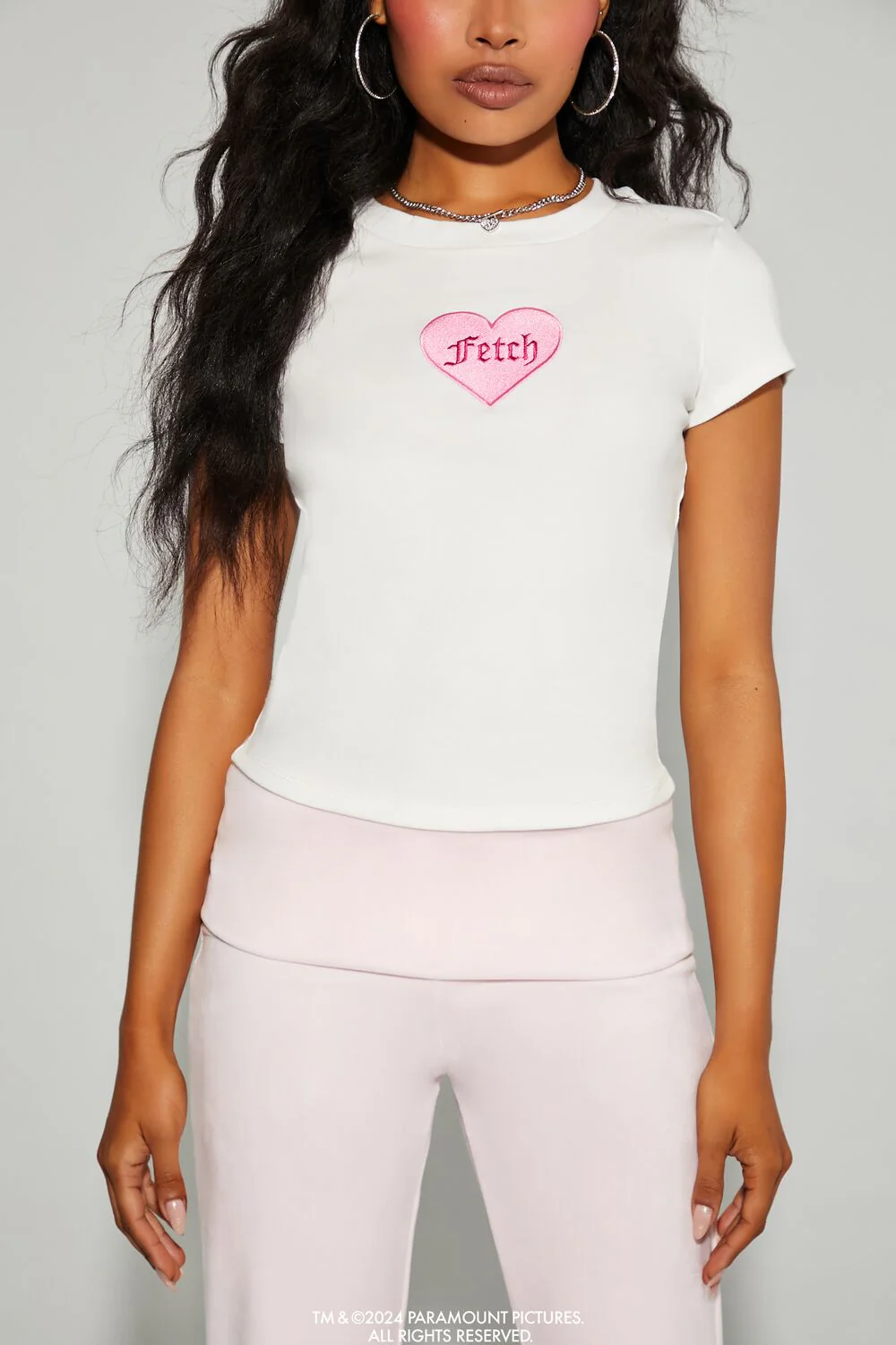 Mean Girls Embroidered Fetch Tee - Image 3