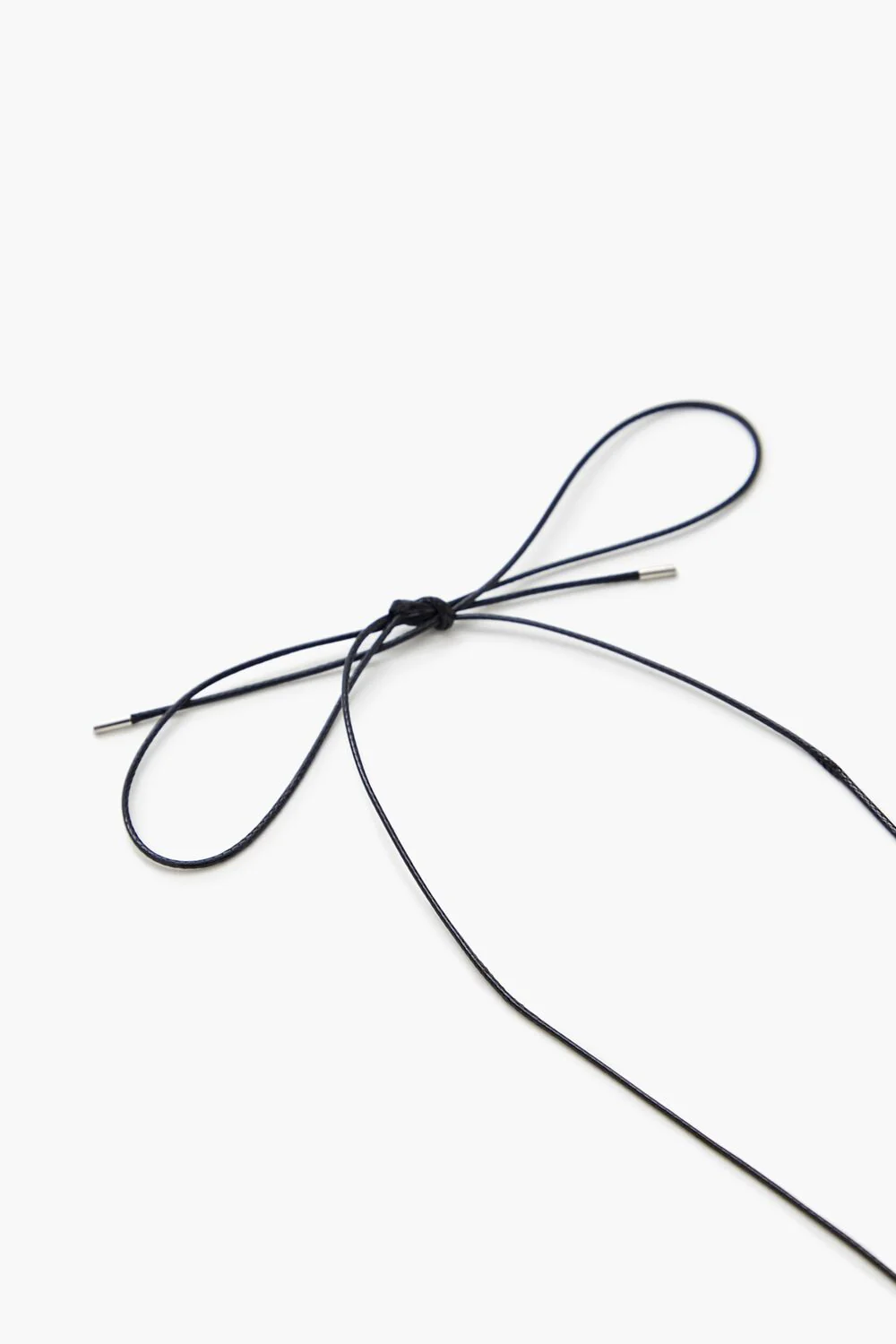 Cord Heart Charm Necklace - Image 3