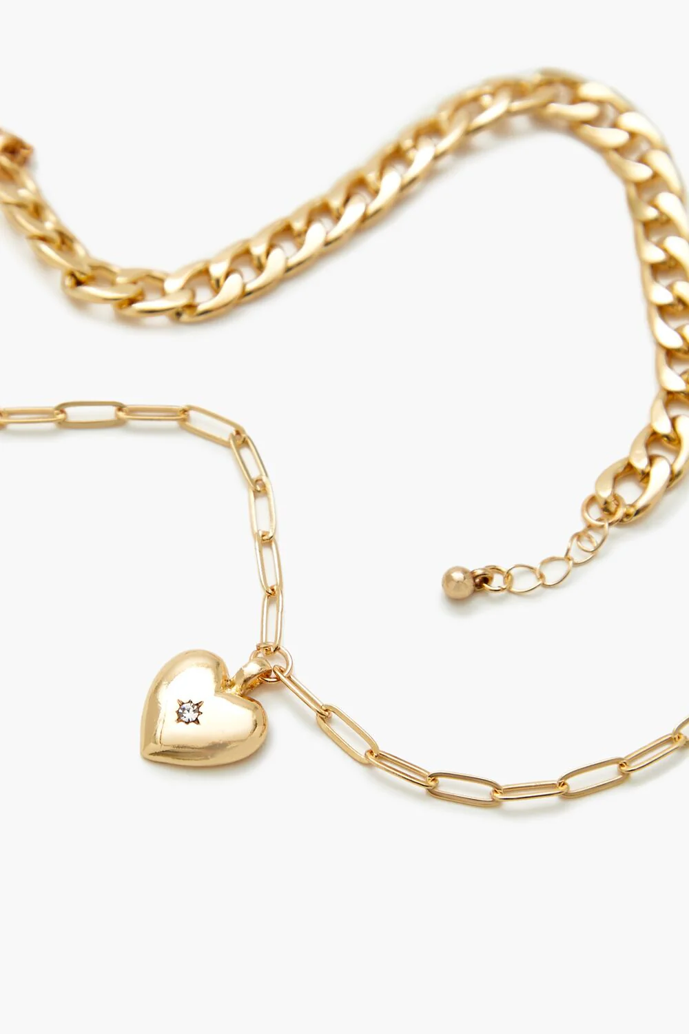 Rhinestone Heart Bracelet Set - Image 3