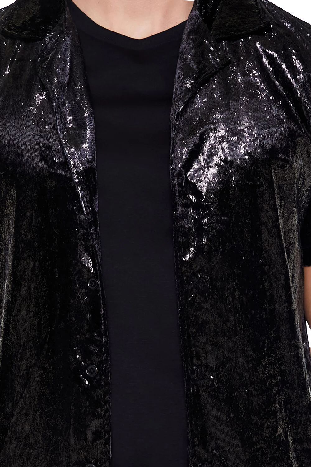 Textured Cuban Collar Shirt - Image 5