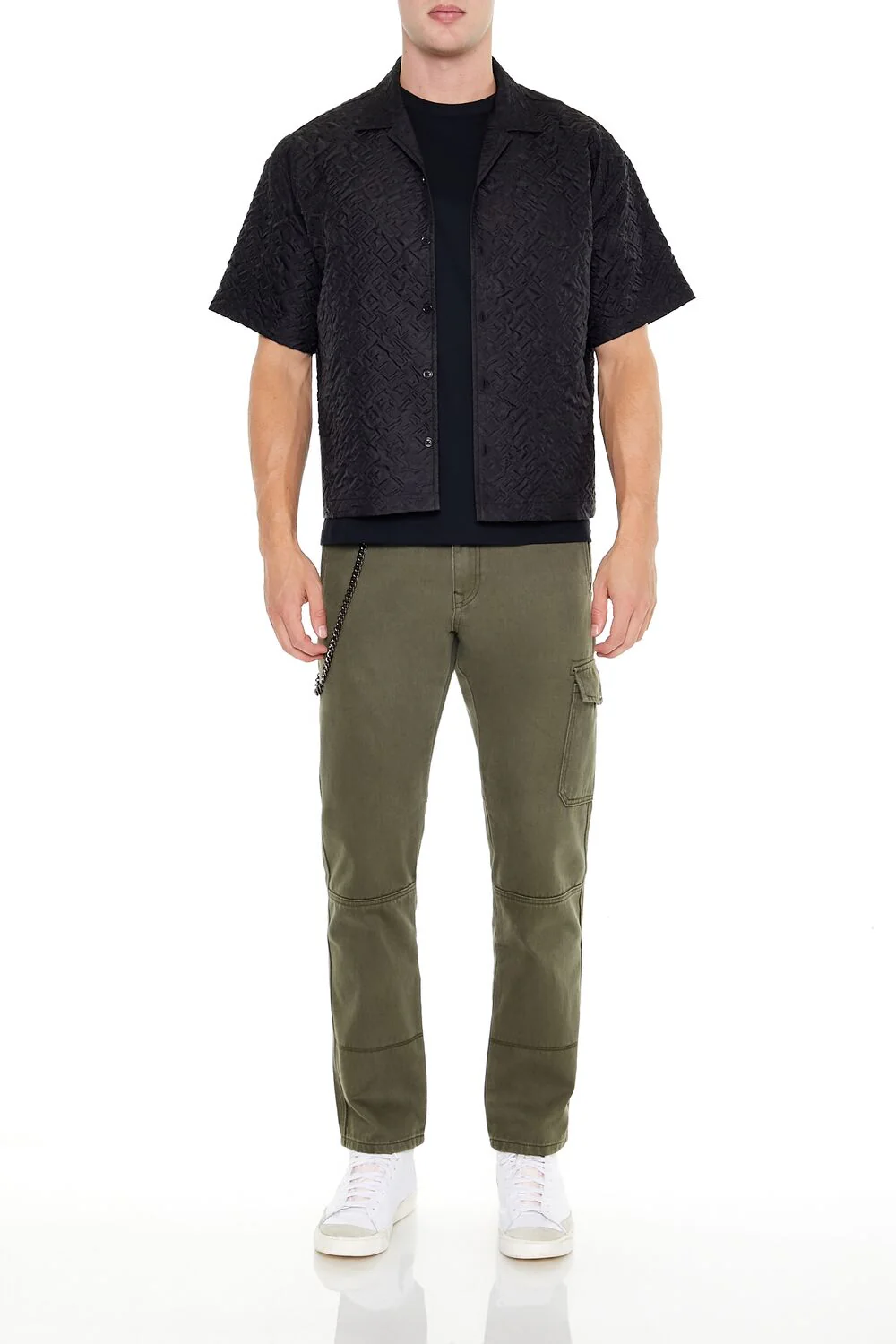 Oversized Textured Shirt - Image 2