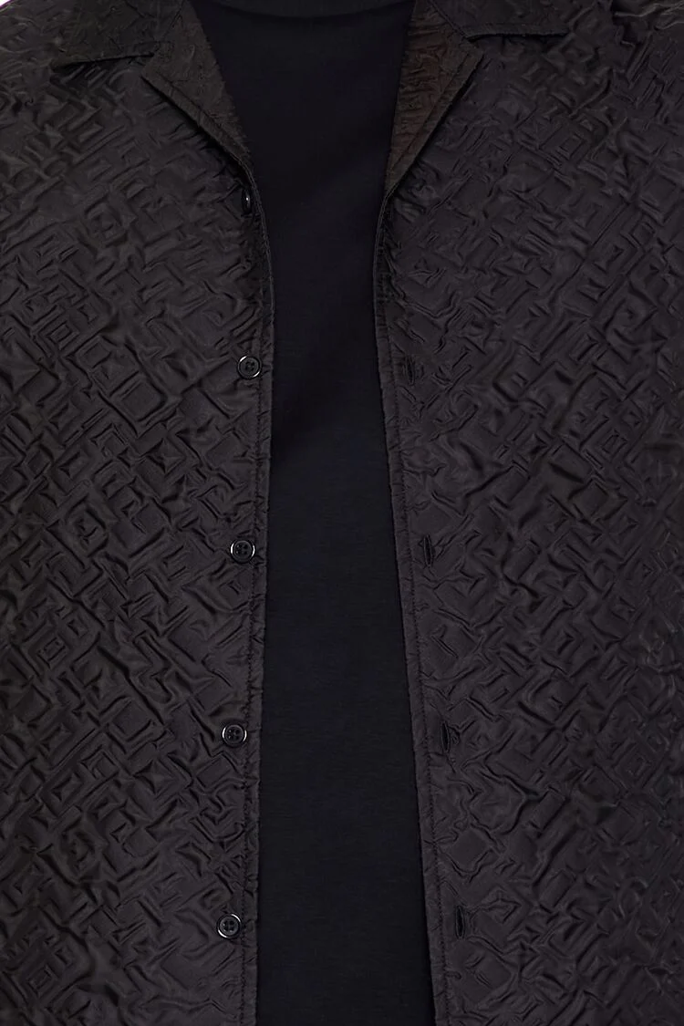 Oversized Textured Shirt - Image 5