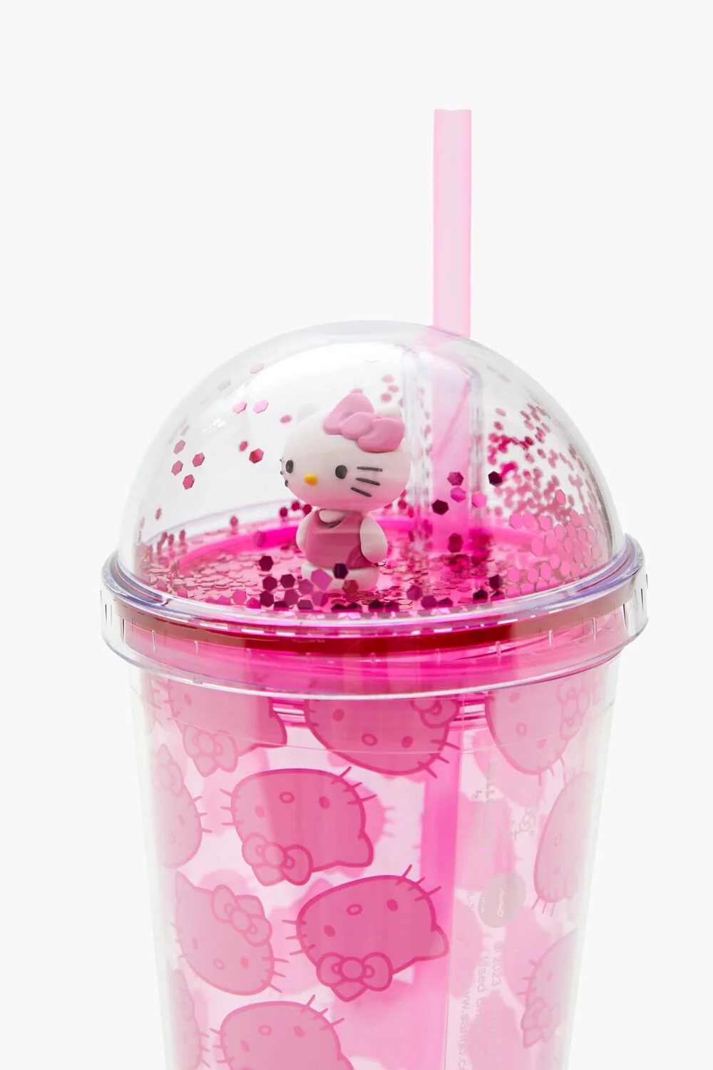 Hello Kitty Glitter Tumbler & Straw Set - Image 4