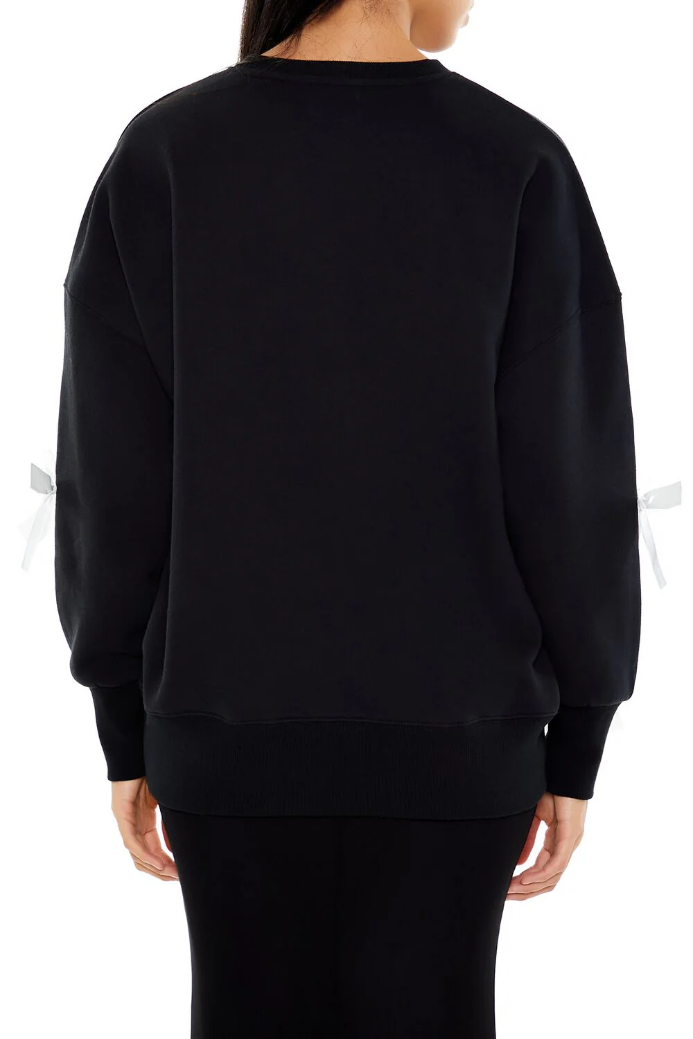 Fleece Bow Crew Pullover - Image 5