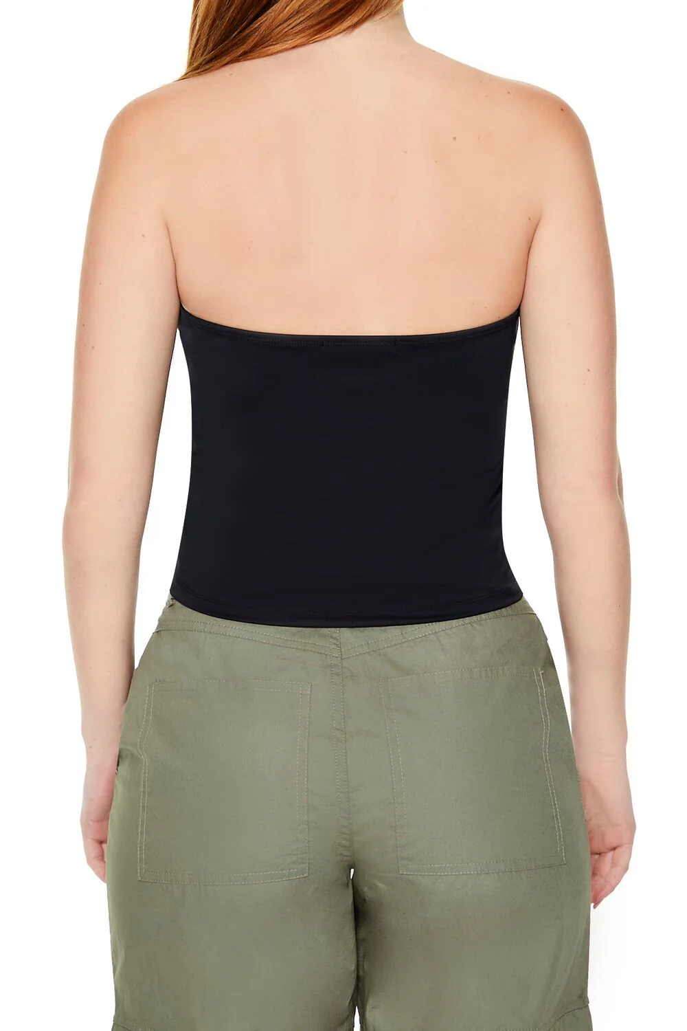 Scuba Knit Bow Tube Top - Image 6