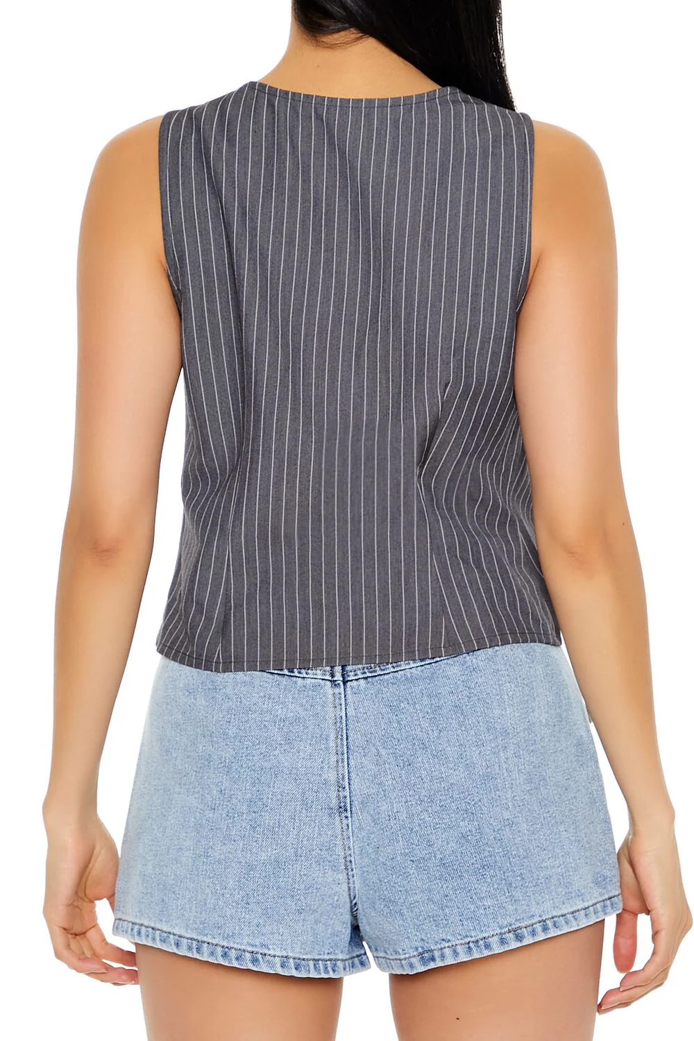 Pinstriped Sleeveless Top - Image 6