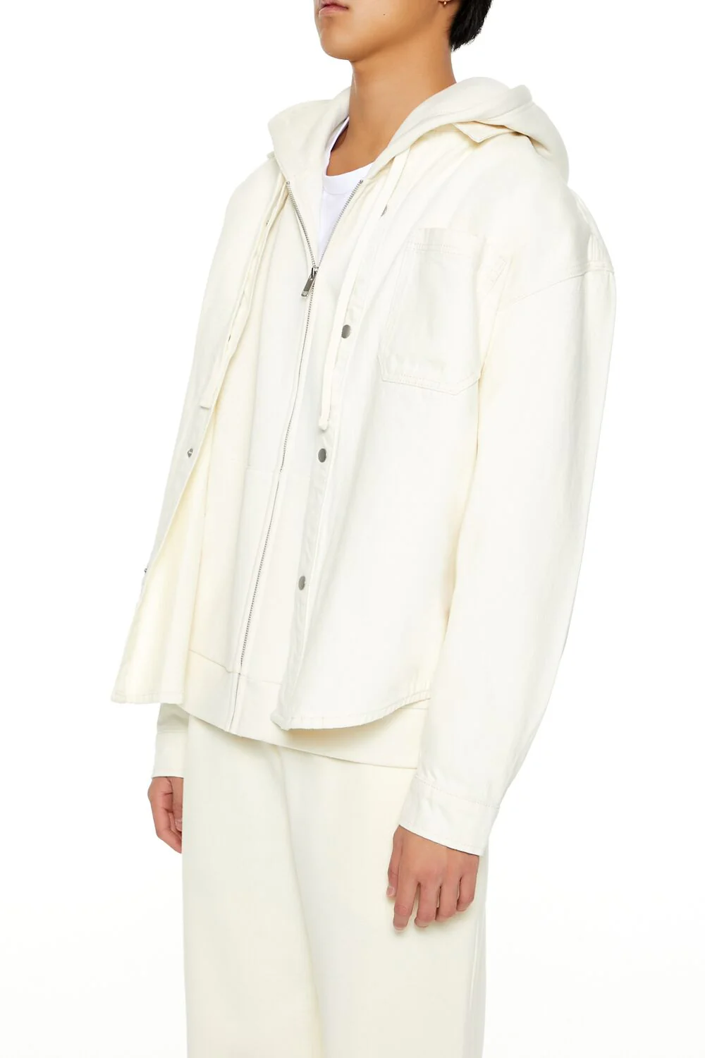 Cotton Curved-Hem Shirt - Image 10
