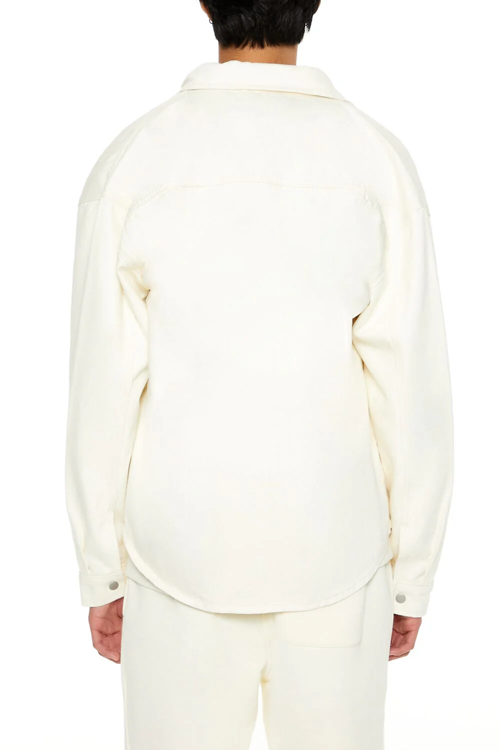 Cotton Curved-Hem Shirt - Image 11