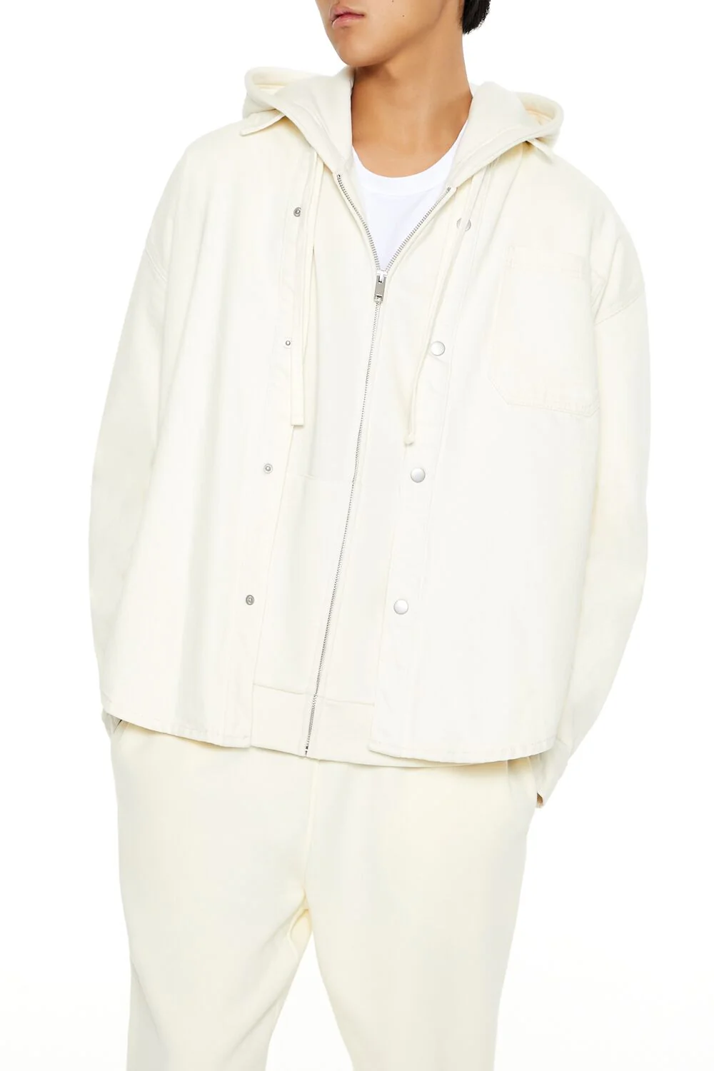 Cotton Curved-Hem Shirt - Image 8
