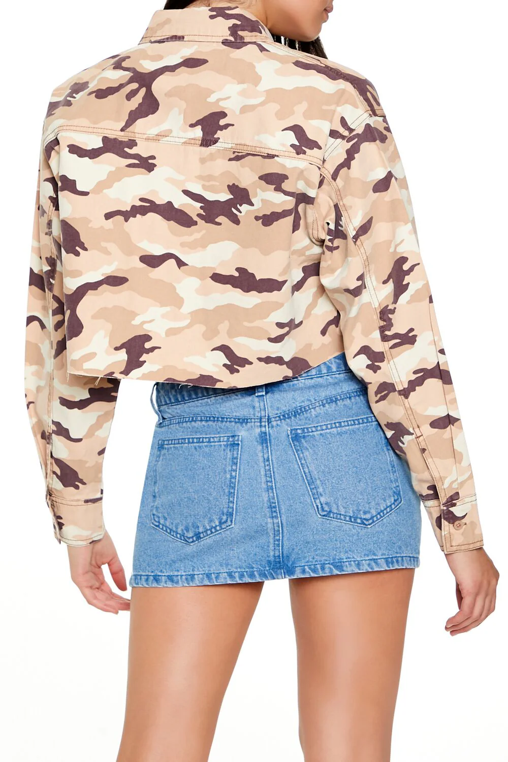 Camo Print Twill Shirt - Image 5