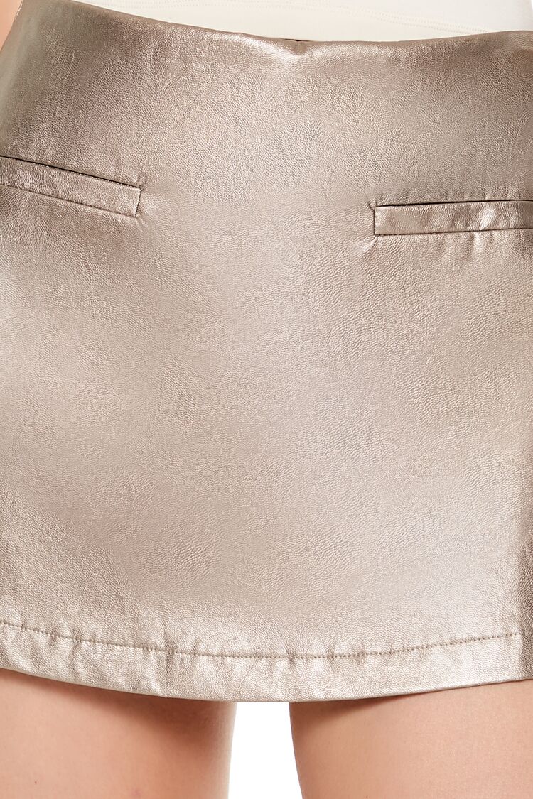 Metallic Mini Skort - Image 5