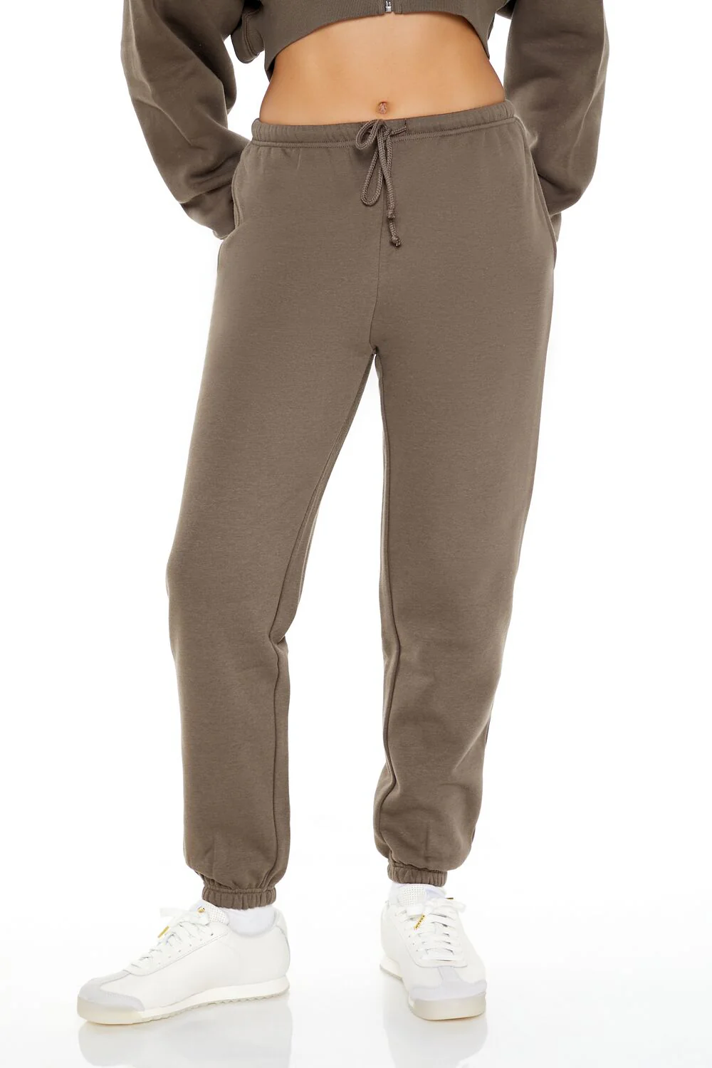 Fleece Drawstring Joggers - Image 2