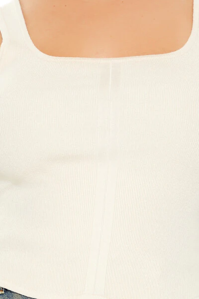Plus Size Sweater-Knit Tank Top - Image 3