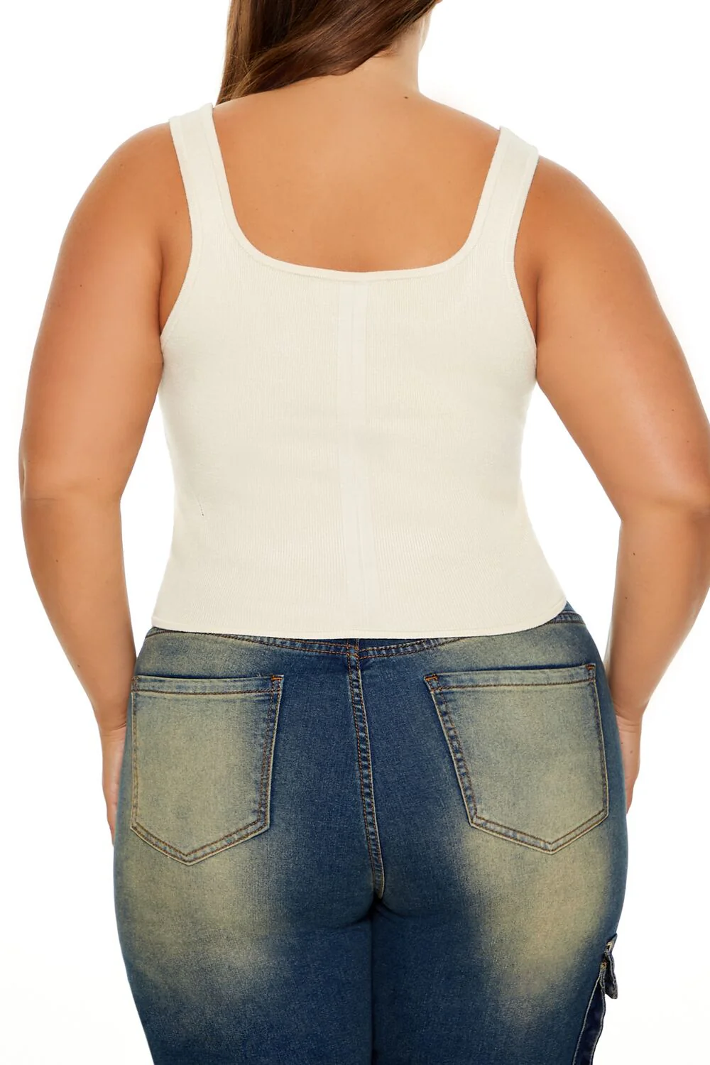 Plus Size Sweater-Knit Tank Top - Image 5