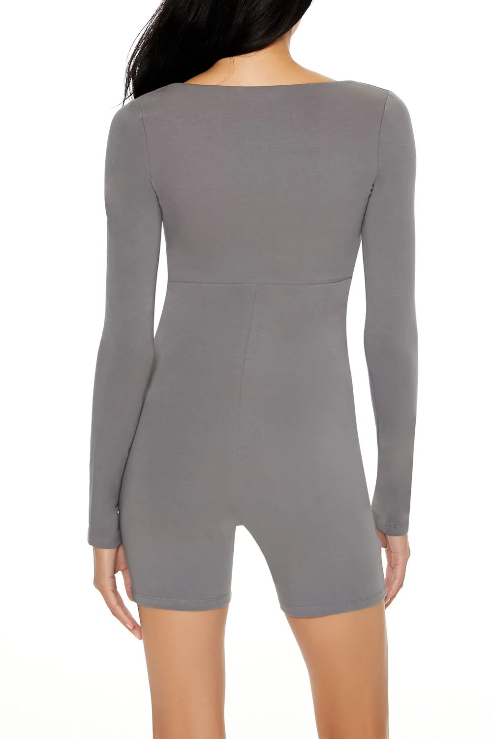 Fitted Long-Sleeve Romper - Image 4