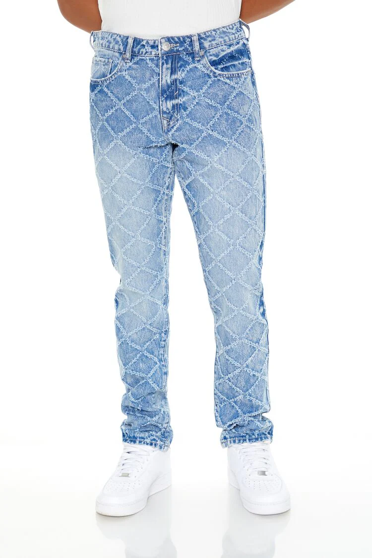 Lattice Slim-Fit Jeans - Image 2