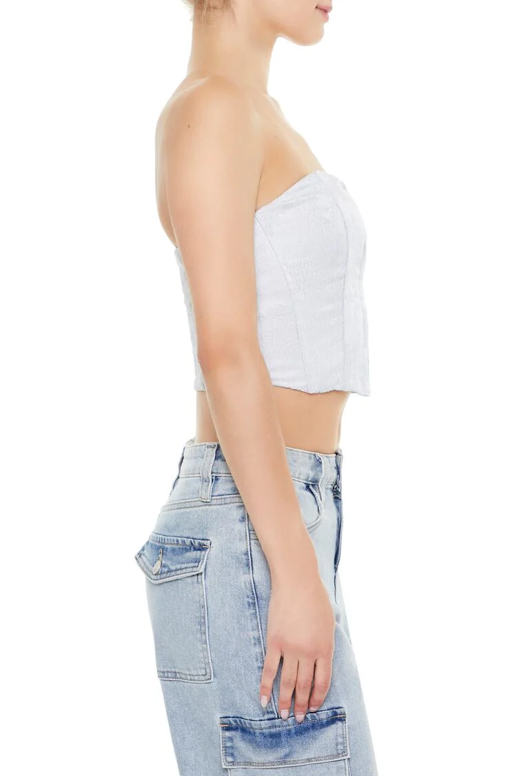 Floral Corset Tube Top - Image 5