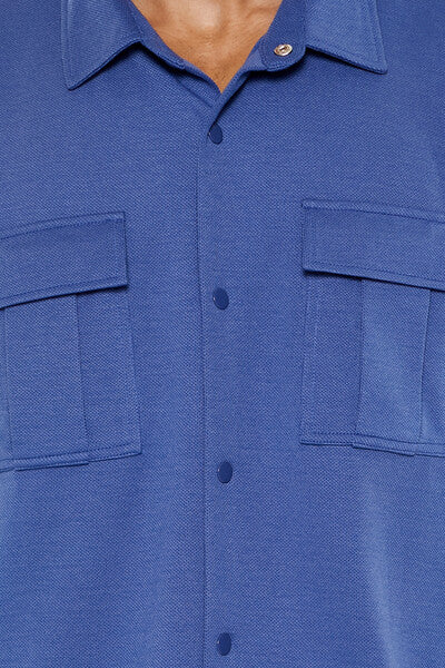 Two-Pocket Button-Front Shirt - Image 5