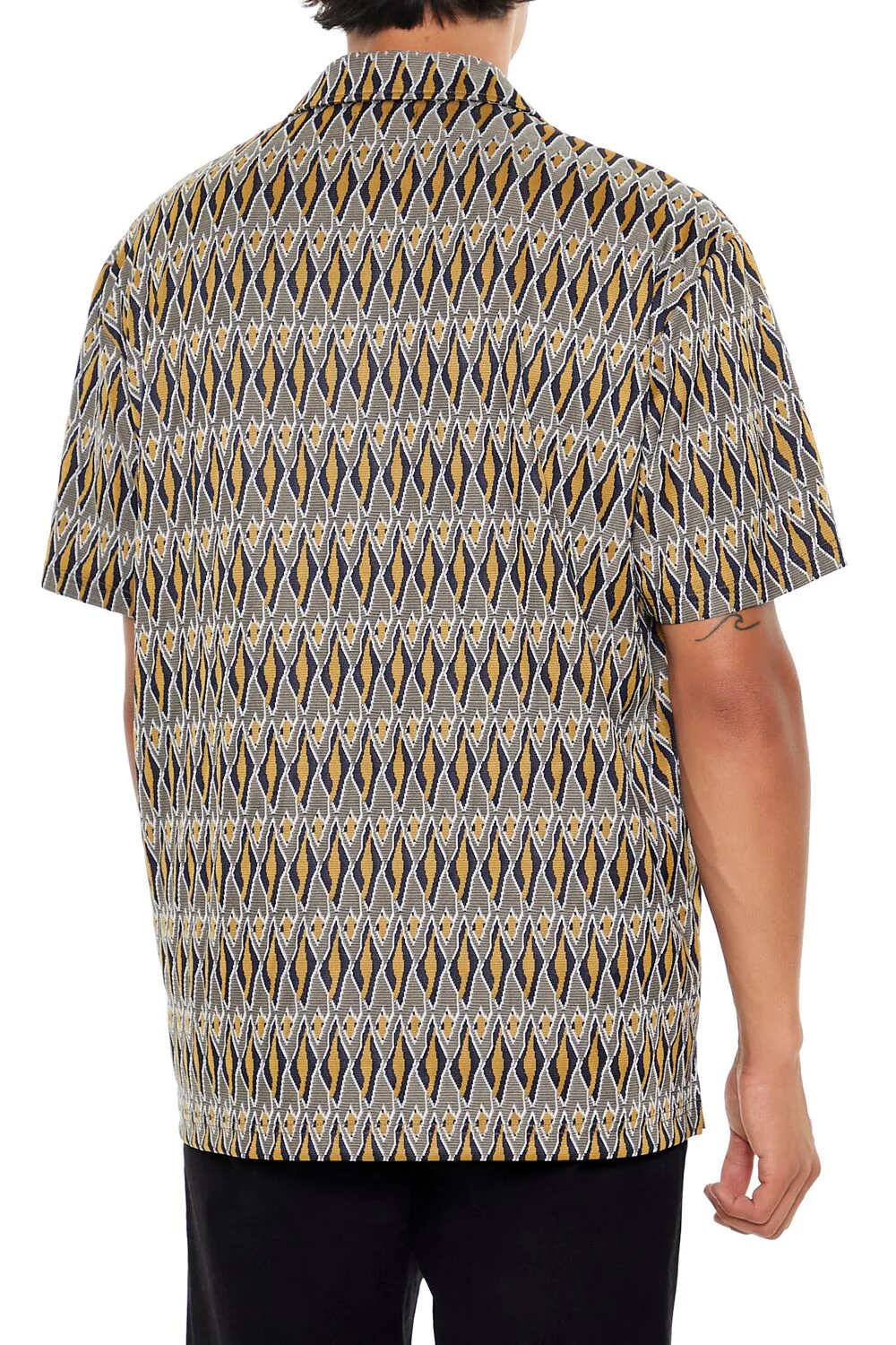 Geo Print Button-Up Shirt - Image 4