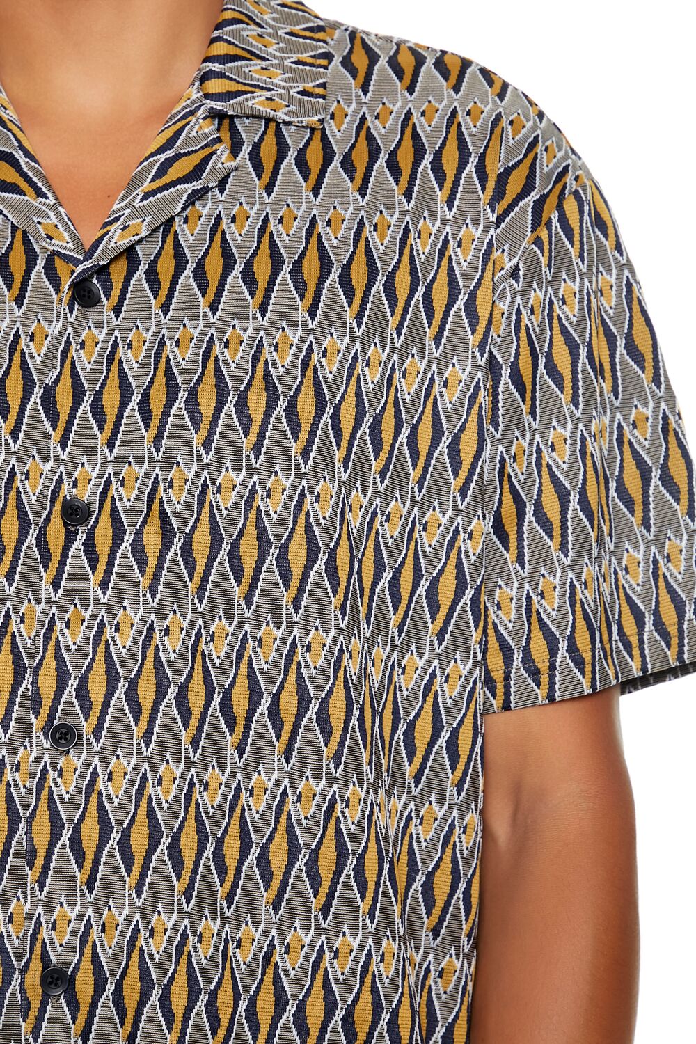 Geo Print Button-Up Shirt - Image 5