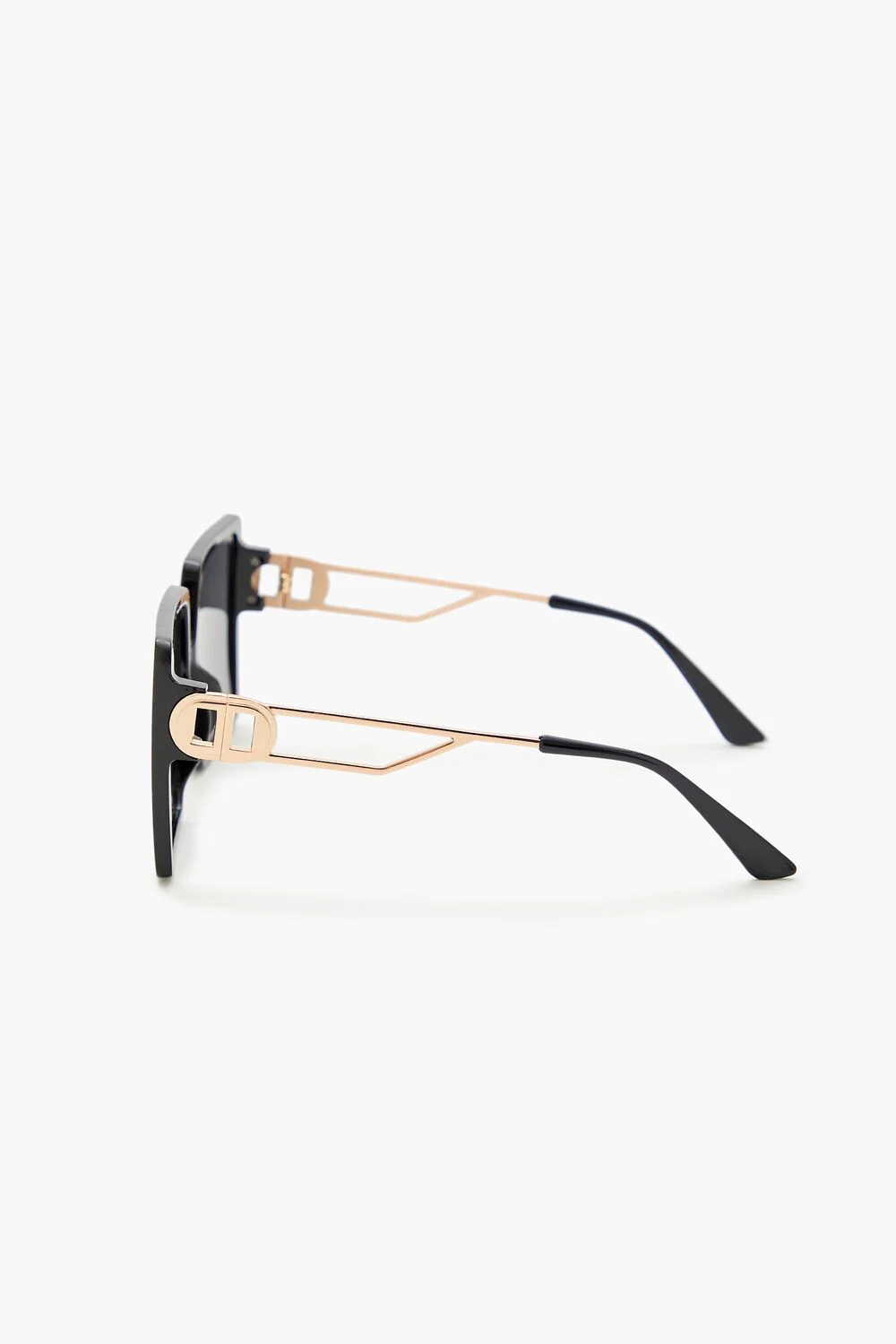 Square Frame Cutout Sunglasses - Image 3